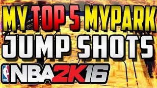 nba2k16 top 5 jumpshots after patch 5