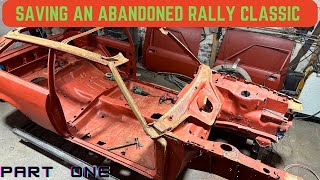 Barn Find Revival Bringing Life Back to an Abandoned Rally Car part1