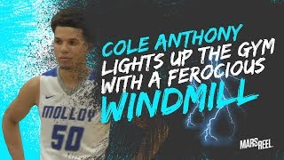 COLE ANTHONY DROPS DEFENDER + WINDMILLS IN GAME! | Molloy vs St. Anthony's | Mars Reel