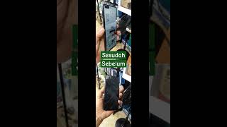 ganti lcd Oppo Reno sesudah dan sebelum