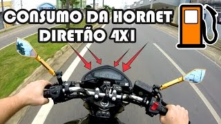 CONSUMO DA HORNET COM DIRETÃO 4X1