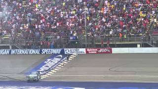 Kyle Busch Xfinity Victory Burnout At M.I.S.