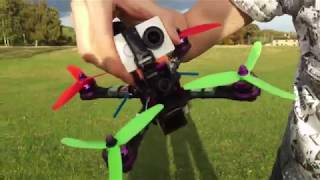 Maiden LOS test flight of QAV X210 DYS f4 PRO