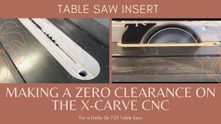 Table Saw Zero Clearance Insert / HOW TO / DIY