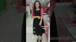 FREE SHIPPING🥰അടിപൊളി വിലക്കുറവിൽ georgette ajrakh kurthies🥰599/-🥰9778487296