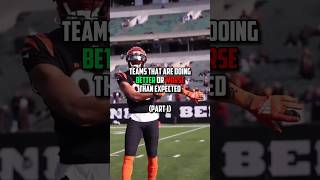 Teams that are doing better or worse than expected (Part1) Credits: @TD.Productions #shorts #nfl