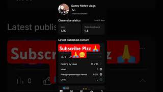 1000 Subscribe Target 🙏🙏❤ #youtubeshorts #subscribe #support #success #subscribers