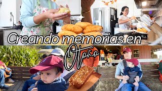 MI VIDA EN USA 🇺🇸|Creando memorias , primera tradición de otoño con Benjamín , pastel de plátano .