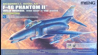 Meng McDonnell Douglas F-4G Phantom II, Wild Weasel, 1:48 In-box browse