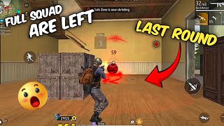 FULL SQUAD ARE LEFT IN THE LAST ROUNDIN CS RANK || CS RANK PUSH || FREE FIRE NEW GAMEPLAY VIDEO