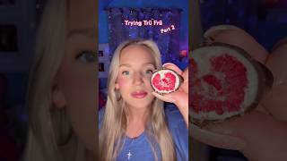 Trying Trü Frü freeze dried fruit😋PART 2#asmr #shorts