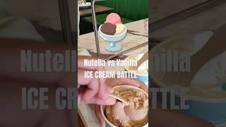 Ice Cream Battle: Nutella vs Vanilla