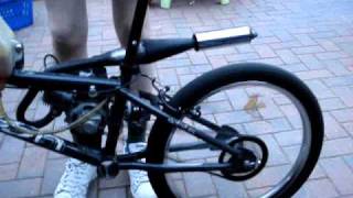 BMX fitted with 50cc Mini moto engine part2