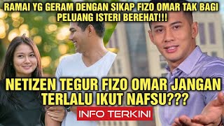 FIZO OMAR TERIMA TEGURAN PEDAS DARI NETIZEN!!!🔥🔥🔥