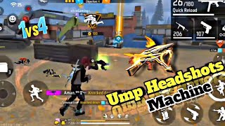 I Became Headshots Machine in UMP X AK47 RING Event Cs Ranked - Garena free fire