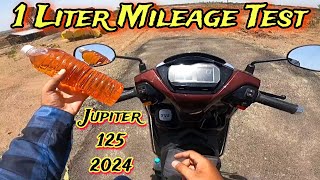 TVS Jupiter 125 Mileage Test -- SmartXonnect 2024