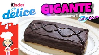 KINDER DELICE GIGANTE | MIS RECETAS🍫