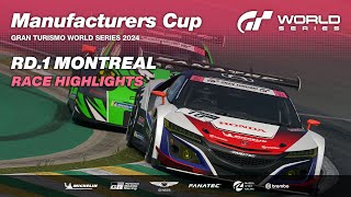 GT World Series 2024 | Round 1 - Montreal | Manufacturers Cup | Race Highlights