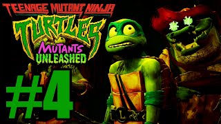 Teenage Mutant Ninja Turtles: Mutants Unleashed Gameplay Walkthrough Part 4 - Leatherhead