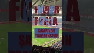 HABER FORZA ŞAMPİYON TRABZONSPOR'U TEBRİK EDER