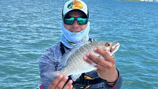 South Padre island FISHING with live Croaker sep/10/2024