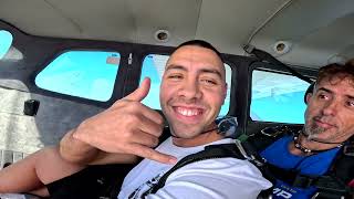 David First Skydive! Tandem Jump from 10000 feet at iJump Gran Canaria