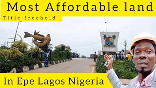 Most Affordable Land In Epe Lagos Nigeria: Glamour Estate pre-lunch sales promo