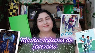 MINHAS LEITURAS DO MÊS DE FEVEREIRO 📚 | Duda Books