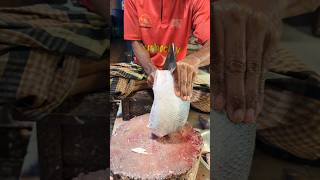 Amazing Rawas Fish Cutting Skills In Bangladesh Fish Market #shorts