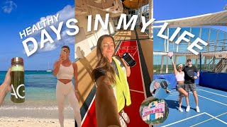 ABOARD WITH JORD: days in my life, healthy grocery haul, AG1, workouts, lots of pickleball, books!