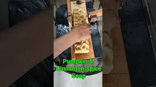 Cold Process soap pumpkin and cinnamon