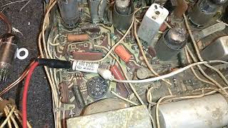 Servicing a 1959 Philco Predicta Princess Part 2/9 - vertical output testing