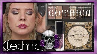 NEW TECHNIC COSMETICS GOTHICA HALLOWEEN MAKEUP COLLECTION Review & Swatches | Clare Walch