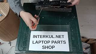 HP Probook 6560b - disassembly replace LCD screen motherboard keyboard palmrest bottom case cooler.