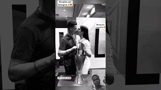 Ronaldo and his wife cute moments❤️#ronaldo #georgina #trending #love #music #shorts #shortviral