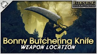 Elden Ring SotE DLC - Bonny Butchering Knife Weapon Location