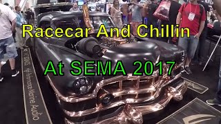 Racecar and Chillin at SEMA 2017. Walking around the show and what it's like.