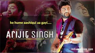 Aashiqui Aa Gayi Song Lyrics  | Radhe Shyam | Prabhas, Pooja Hegde | Mithoon, Arijit Singh |