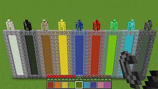 nether portals by different ore golems in Minecraft