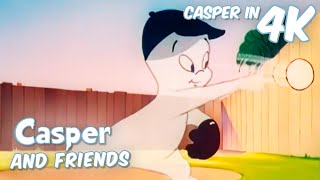 Let's Play Baseball! ⚾️ | Casper and Friends in 4K | 1 Hour Compilation | Full Episodes | Cartoons