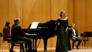 Alexandra Sherman sings B.Britten "The Salley Gardens" & "The Bonny Earl o´Moray"