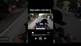 police and riders 🔥 or song rimix 😰🙏 || #dukeboys #kawasakizx10 #shortvideos #motovlog #sportbike