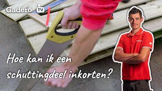 Hoe kan ik een schuttingdeel inkorten? Ontdek het hier!