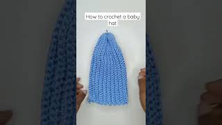 How i crochet a baby hat #babycrochet #wednesday #crochet