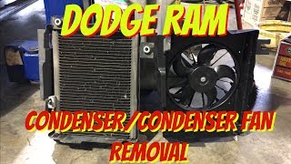 DODGE RAM - HOW TO INSTALL A/C CONDENSER COOLING FAN OR CONDENSER