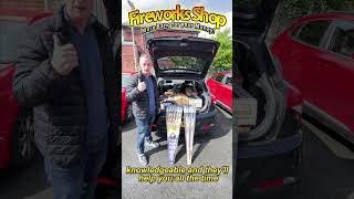 Another satisfied customer making huge savings in Fireworks shop August bank Holiday weekend Sale.