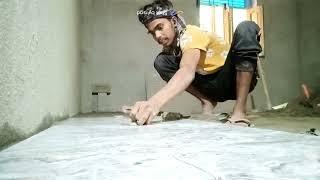 How to install floor tiles || floor tiles kaise bithaye