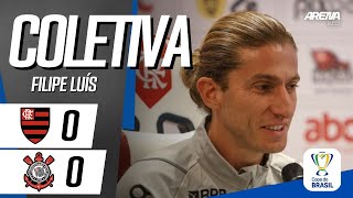 COLETIVA FILIPE LUÍS | AO VIVO | Corinthians x Flamengo - Copa do Brasil 2024