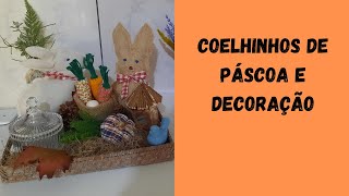 FIZ COELHINHOS PARA DECORAR NA PÁSCOA