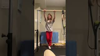 How to do a pull over on the bar!